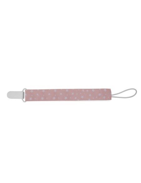 Pack chupete personalizada sujetachupetes funda de chupete y bolsa de guardería rosa