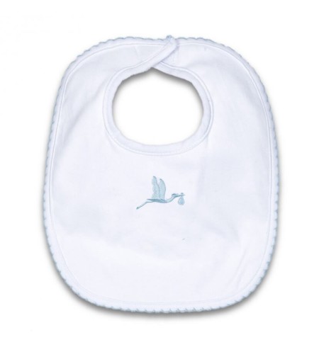 Muselina babero y chupete personalizado azul
