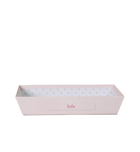 Set de Muselina Doudou y chupete personalizado rosa