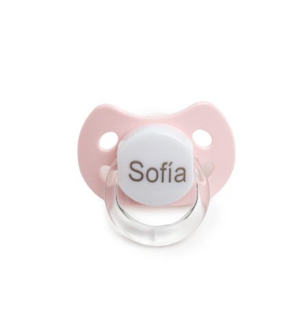 Set de Dos Chupetes y Babero Personalizados