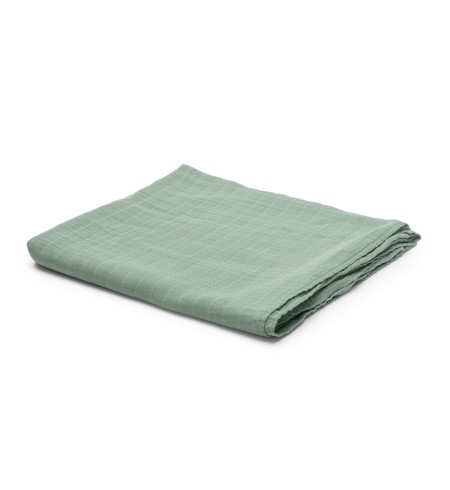 Regalo ecológico y orgánico con 2 Muselinas, mordedor y chupetero verdes