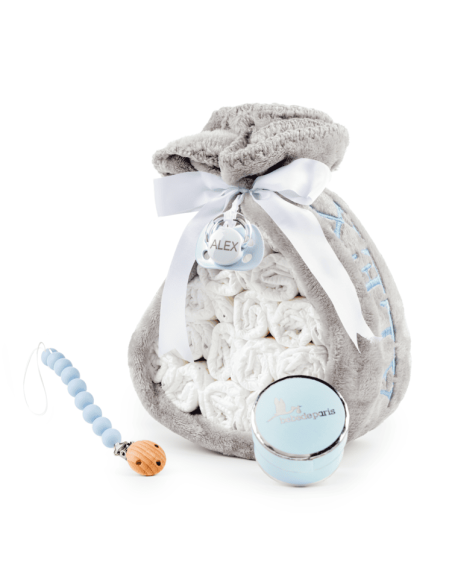 Tarta de Pañales con Chupetero | Regalo Ideal para Bebés en Baby Shower