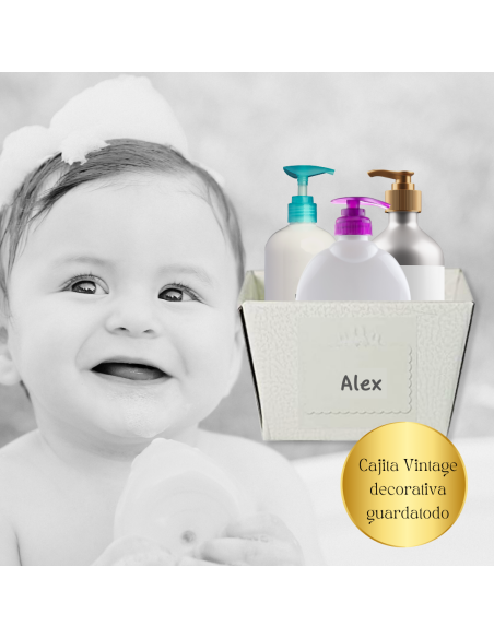 Doudou y Chupón Personalizado con el Nombre del Bebé | Canastillas y regalos bebé