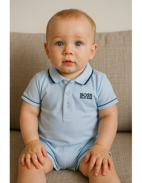 Canastilla Hugo Boss PoloBody para Bebé | Regalo Premium y Personalizado - Bebé de París México