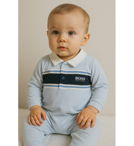 Canastilla Hugo Boss Serenity Stripes | Regalo de Lujo y Estilo para Bebé - Bebé de París México
