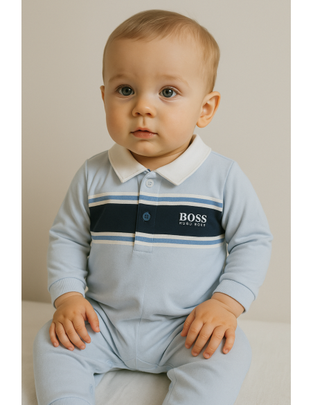 Canastilla Hugo Boss Serenity Stripes | Regalo de Lujo y Estilo para Bebé - Bebé de París México