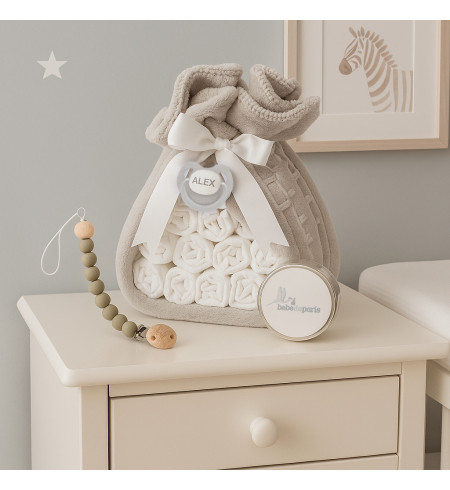 Tarta de Pañales con Chupetero | Regalo Ideal para Bebés en Baby Shower