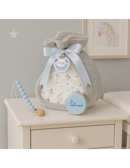 Tarta de Pañales con Chupetero | Regalo Ideal para Bebés en Baby Shower