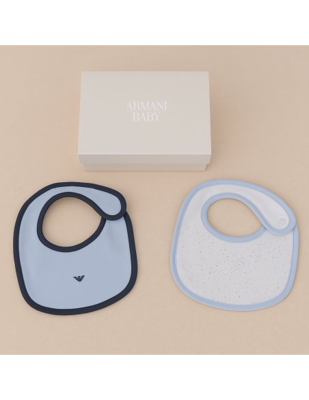 Set de baberos para bebé Armani | Paquete de 3 baberos elegantes