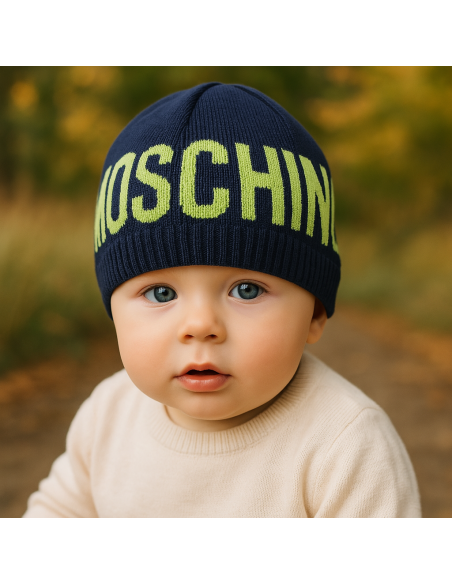 Gorrito Moschino para bebé | Suavidad y diseño exclusivo