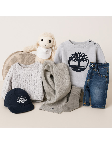 Conjunto Timberland Cool para bebé | Moda urbana para recién nacido