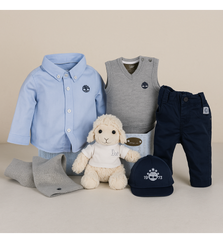 Conjunto Elegant Timberland para bebé | Estilo y calidad para recién nacido