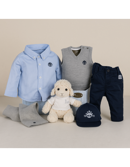 Conjunto Elegant Timberland para bebé | Estilo y calidad para recién nacido