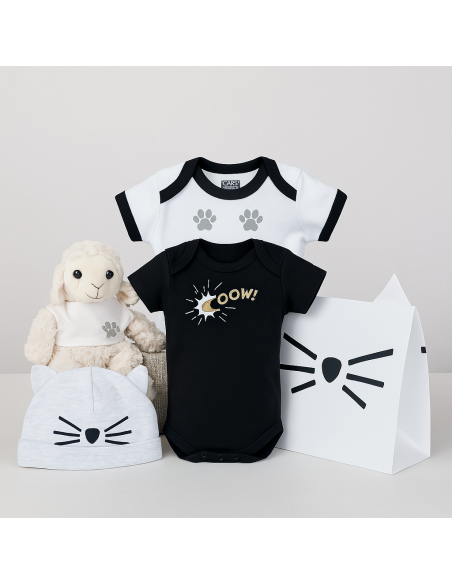 Set de bodies "Cat" Karl Lagerfeld para bebé | Estilo único para recién nacido