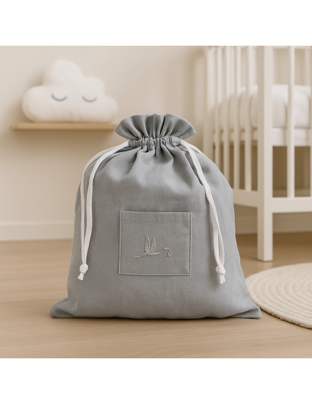 Pack chupón personalizado, sujetachupón, funda y bolsa para guardería