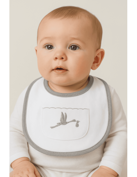 Canasta con mordedera, vajilla y accesorios para bebé | Regalo útil para baby shower