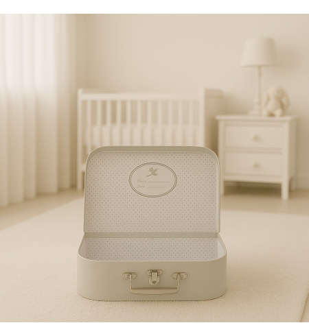 Canasta con manta, pijama y doudou personalizados | Regalo especial para recién nacido