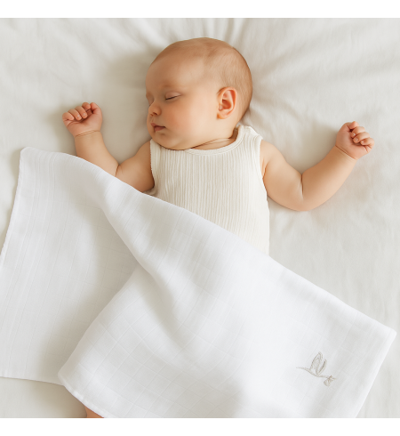 Canasta con mordedera, vajilla y accesorios para bebé | Regalo útil para baby shower