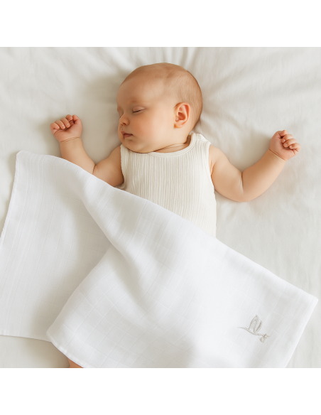 Cesta Serenity Plena para Bebé | Canastilla Completa, Natural y Personalizable - Bebé de París