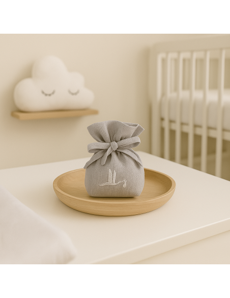 Cesta Serenity Ensueño para Bebé | Regalo Natural, Elegante y Personalizado - Bebé de París