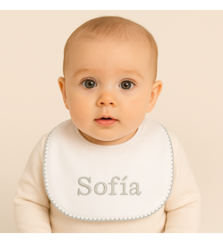 Kit Baberos y Chupones Personalizados | Canastillas bebé