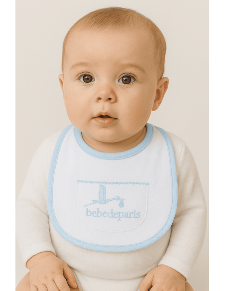 Set de baberos con nombre bordado | Regalo ideal para recién nacido
