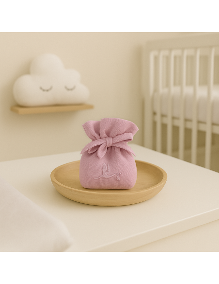 Canastilla, babero y chupón personalizado con complementos | Regalo ideal para recién nacido