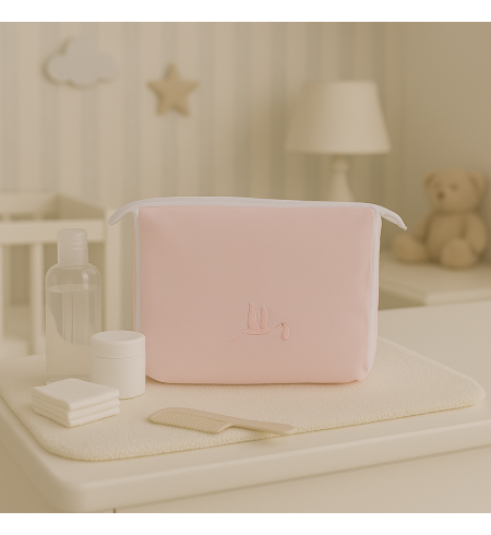 Canastilla, babero y chupón personalizado con complementos | Regalo ideal para recién nacido