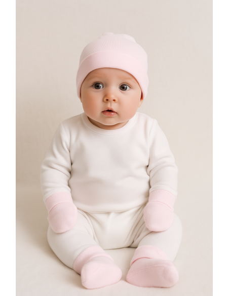 Canastilla bebé niña con ropa y osito | Regalo tierno y completo