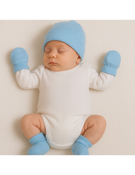 Canastilla bebé niña con ropa y osito | Regalo tierno y completo