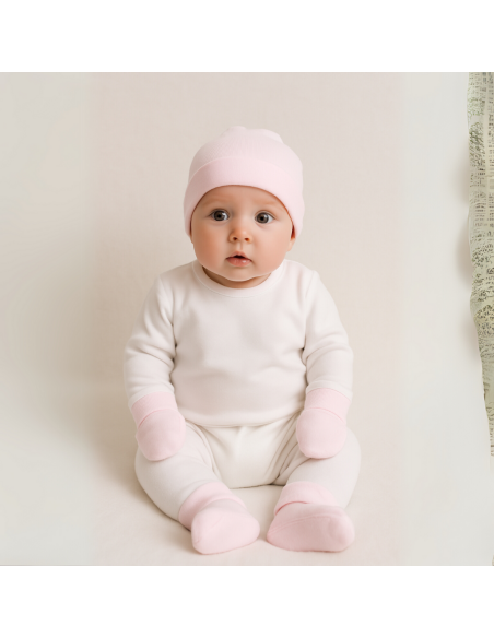Set de Gorrito y Patucos Osito para Bebé | Tierno y Suave - Bebé de París