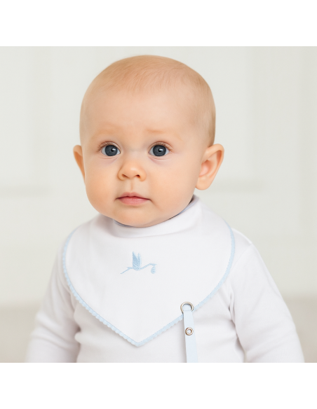 Babero Bandana con Chupón Personalizado | Canastillas bebé