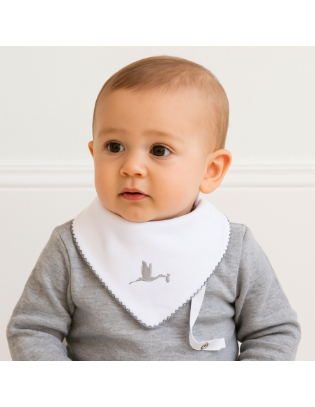 Babero tipo bandana para bebé | Comodidad y estilo en cada momento