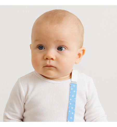 Pack de 2 chupones, Doudou personalizado y sujetachupón | Regalo único para bebé