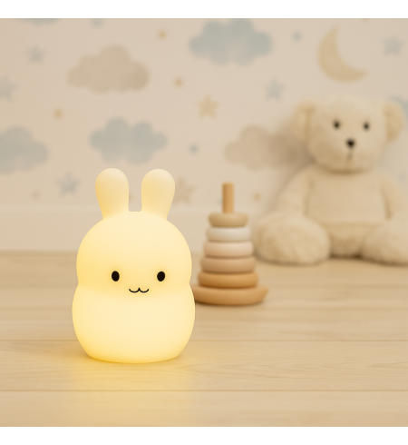 Lámpara de Luz, Osito de Peluche, Pijama, Doudou y Manta Personalizada | Regalo Especial para Bebé