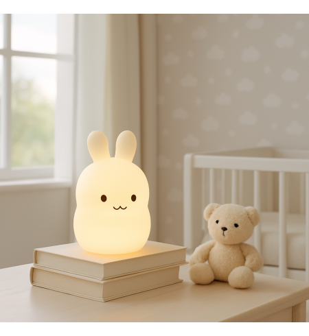 Lámpara de Luz, Osito de Peluche, Pijama, Doudou y Manta Personalizada | Regalo Especial para Bebé