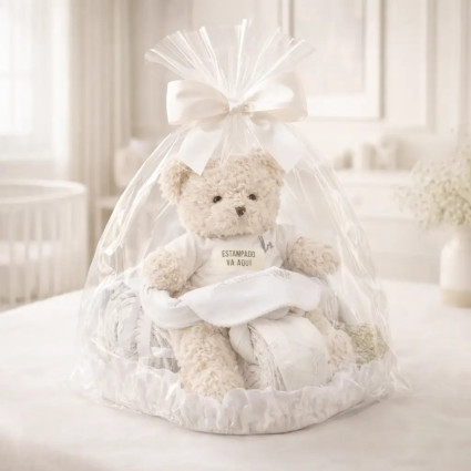 Pastel de Pañales Osito Motero | Regalo Original para Bebé - Bebé de París 2