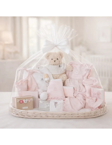 Cesta de Recuerdos Ensueño para Bebé | Regalo Personalizado y Emotivo - Bebé de París