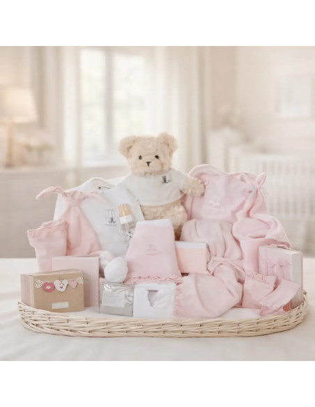 Cesta de Recuerdos Ensueño para Bebé | Regalo Personalizado y Emotivo - Bebé de París