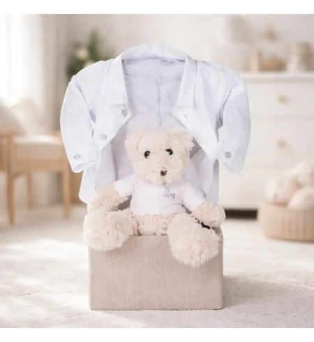 Set Vintage Hugo Boss para bebé | Canastilla exclusiva para recién nacido