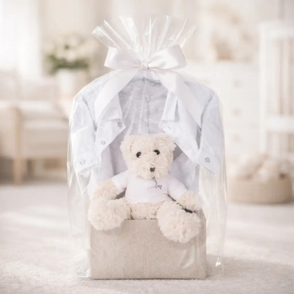 Set Vintage Hugo Boss para bebé | Canastilla exclusiva para recién nacido