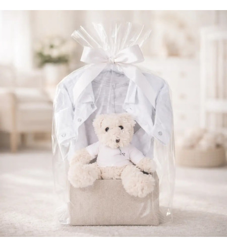 Set Vintage Hugo Boss para bebé | Canastilla exclusiva para recién nacido