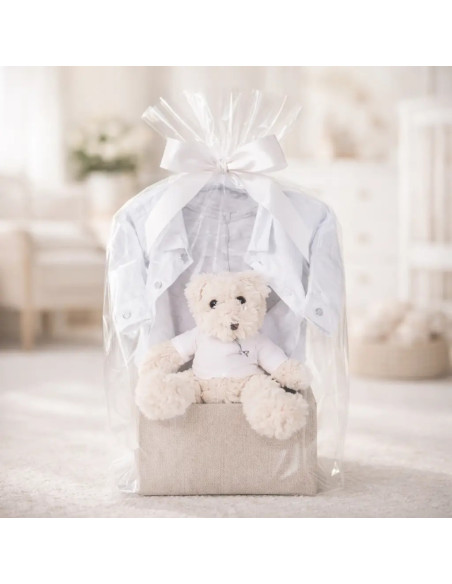 Set Vintage Hugo Boss para bebé | Canastilla exclusiva para recién nacido