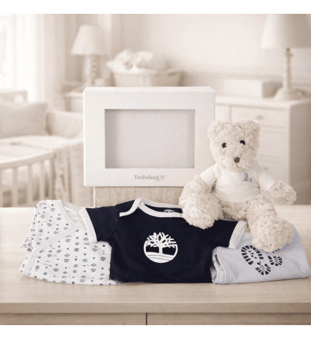 Set de bodies Timberland para bebé | Confort y estilo para tu pequeño