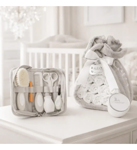 Pastel de Pañales con Set de Aseo | Regalo Útil y Tierno para Bebé