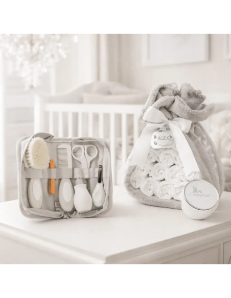 Pastel de Pañales con Set de Aseo | Regalo Útil y Tierno para Bebé
