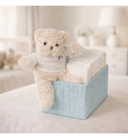 Tarta de Pañales Happy para Bebé | Regalo Divertido, Práctico y Personalizable - Bebé de París