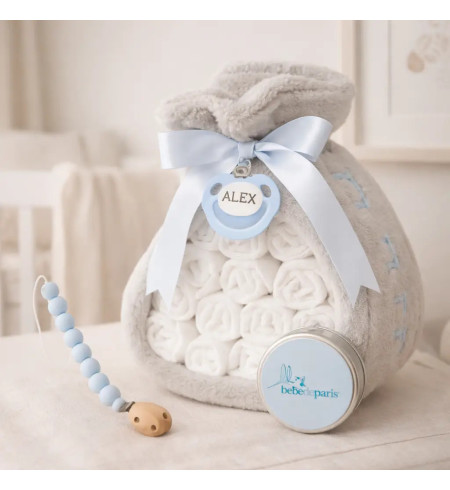 Tarta de Pañales con Chupetero | Regalo Ideal para Bebés en Baby Shower