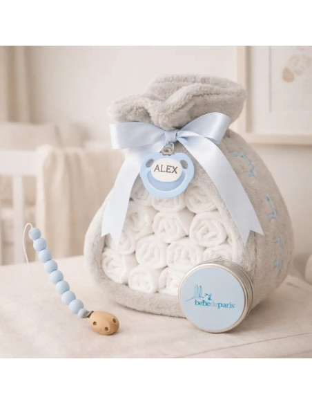 Tarta de Pañales con Chupetero | Regalo Ideal para Bebés en Baby Shower
