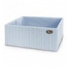 Caja rectangular lana azul L